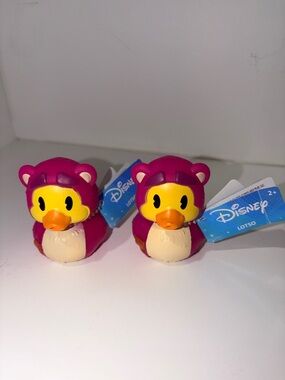 Disney Pink Lotso Duck Plush Figure Pair